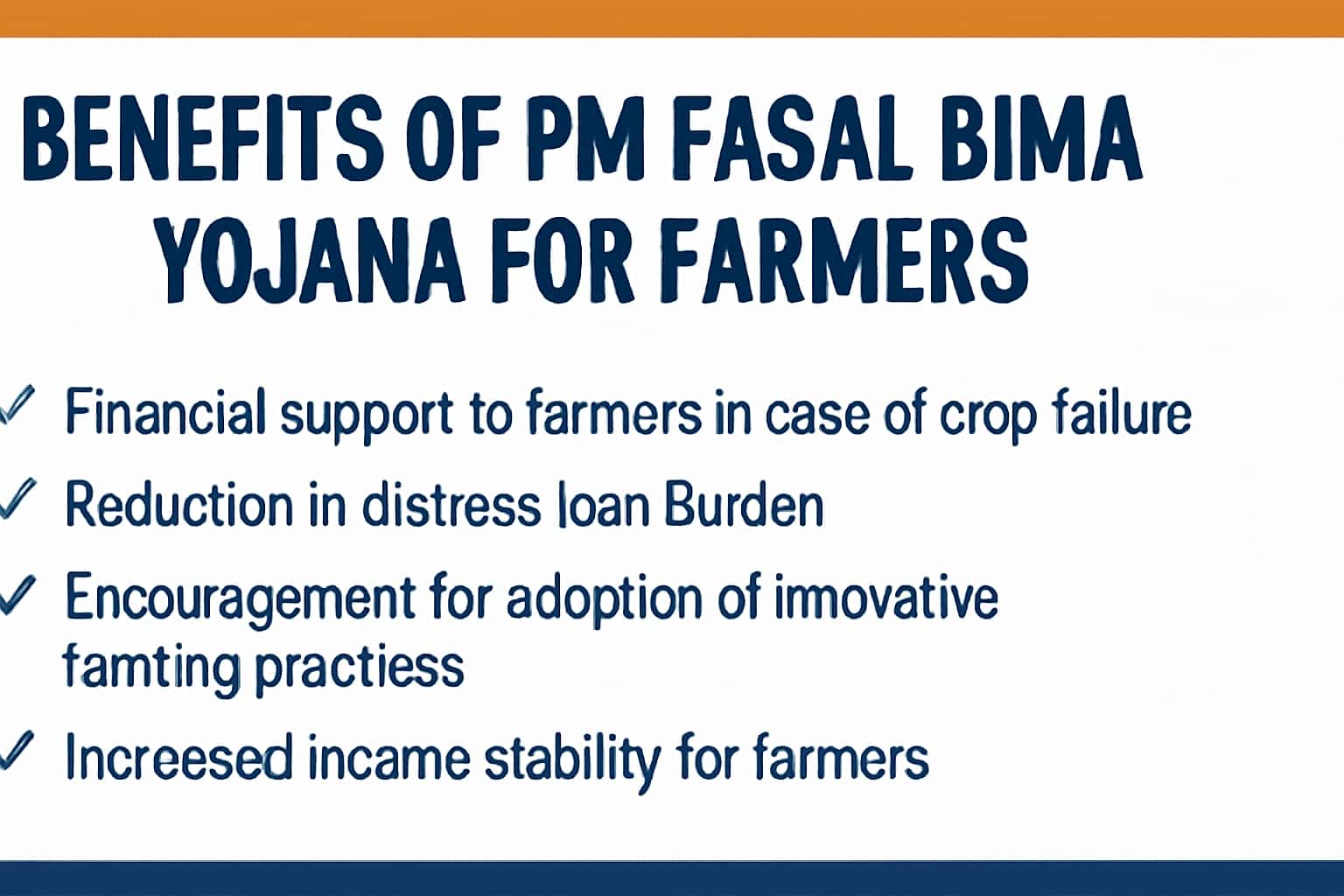 Benefits of PM Fasal Bima Yojana for Farmers